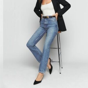 Cynthia High Rise Straight Jeans 29